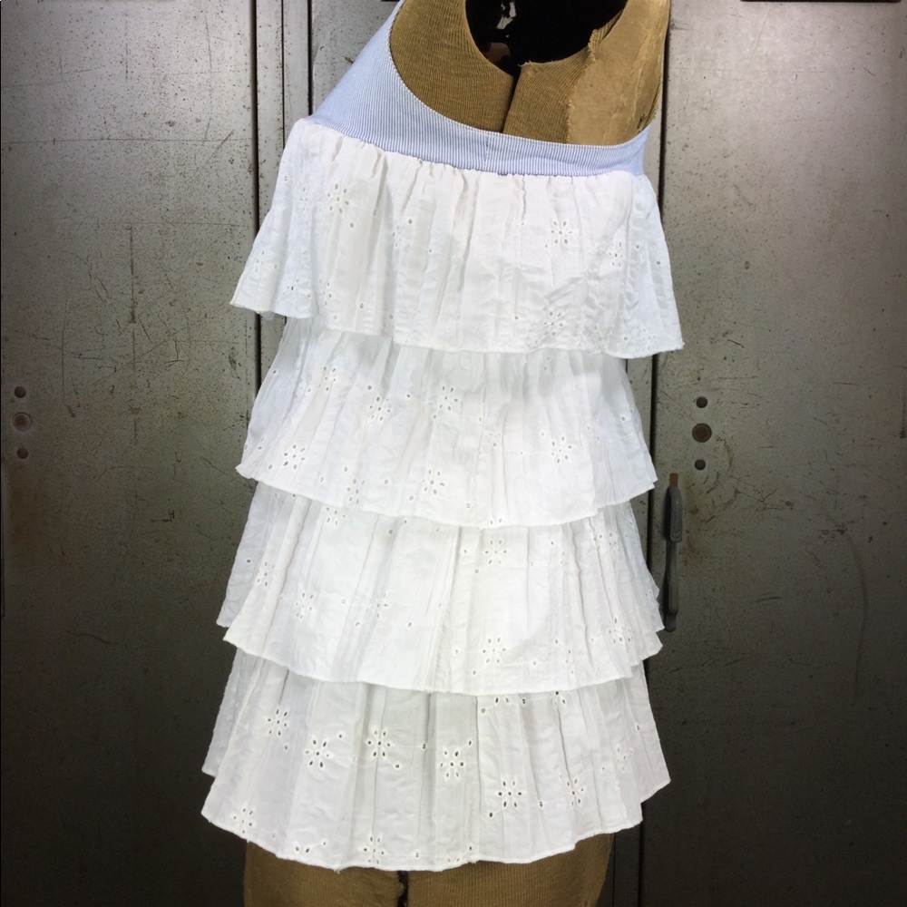 Fresh Karma Frilly Eyelet Racerback Tank. - Picture 3 of 5